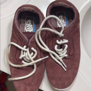 Burgundy vans